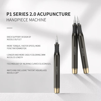 PMU Rotary Motor Permanent Makeup Tattoo Pen Machine For Lips Eyebrows Body Art Tattoo Supply Big Shark 2.0 Series