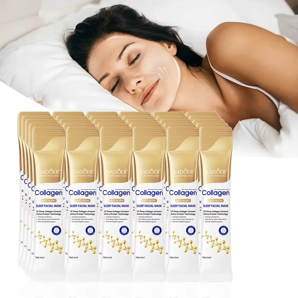 30/20 pcs SADOER Collagen Sleeping Facial Masks