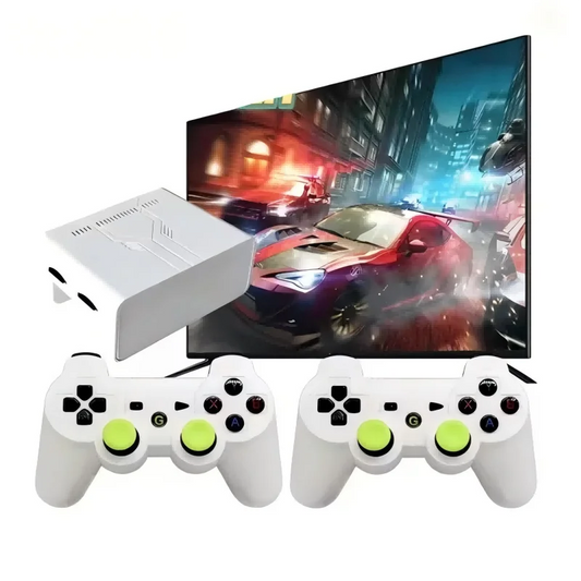 Y7 4K Video Game Console Linux System LPDDR4 2GB TV Box with Wireless Controller Retro Games Compatible with Android