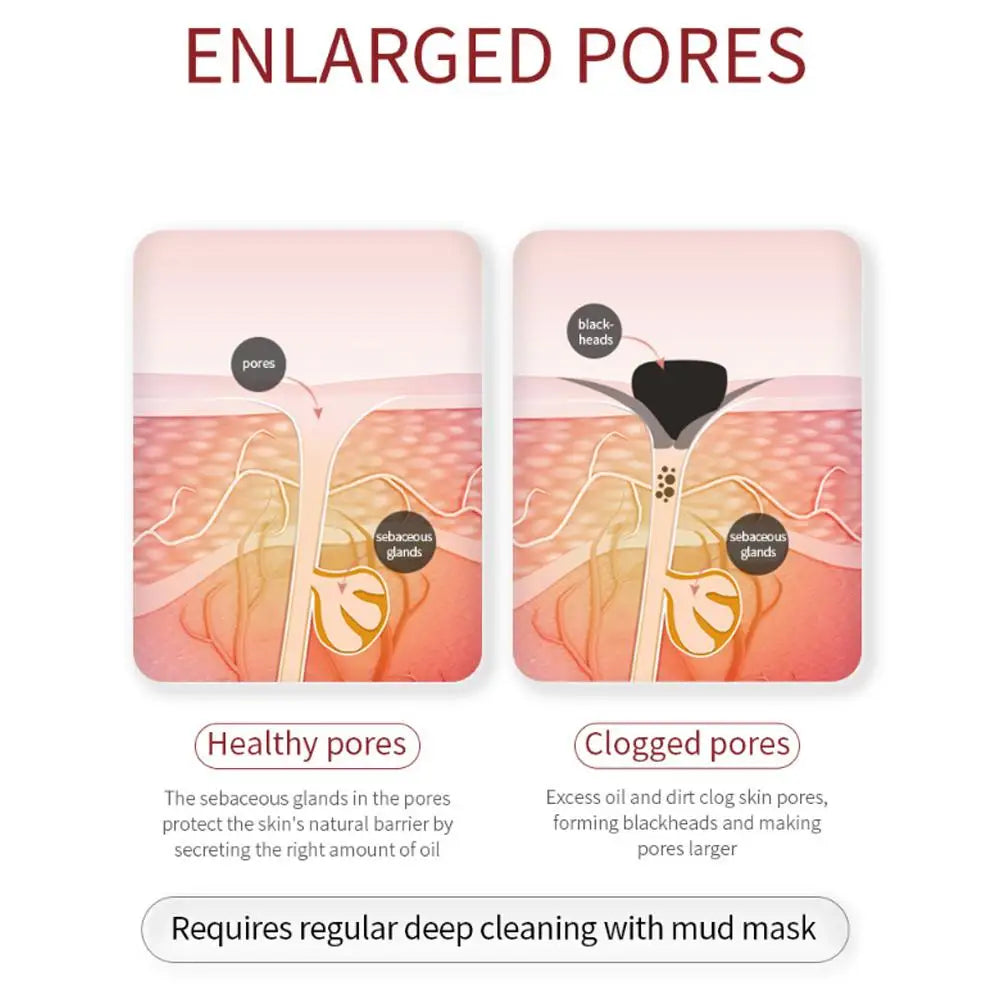 100g Peach Deep Cleansing Bubble Clay Facial Mask Remove Blackheads Oil Control Moisturizing Face Smooth Korean Skin Mud Masks