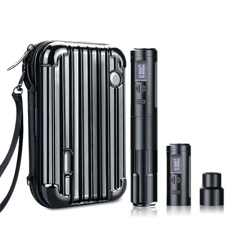 MAMBA New upgrade K6003 Wired Wireless Tattoo Machine 3.5mm stroke Tattoo Pen With 2 Battery Packs For Eyebrow Permanent Makeup