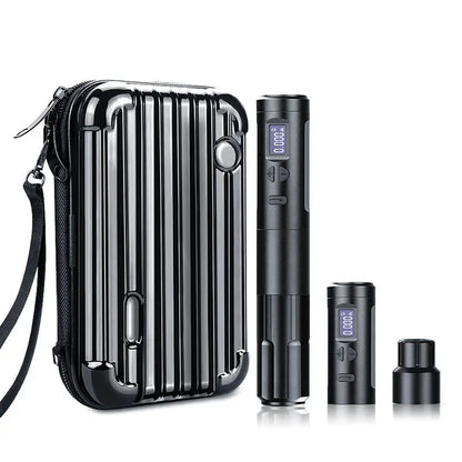 MAMBA New upgrade K6003 Wired Wireless Tattoo Machine 3.5mm stroke Tattoo Pen With 2 Battery Packs For Eyebrow Permanent Makeup