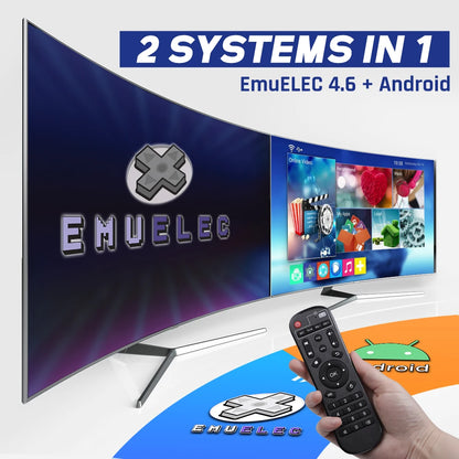 KINHANK Super Console X2 Pro Retro Video Game Console with 80000 Video Games for PS1/DC/MAME/SS with Gamepad Kid Gift Game Box