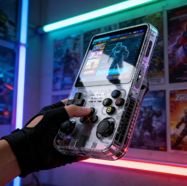 128GB/64GB R36S Retro Handheld Video Game Console Linux System 3.5 Inch IPS Screen Portable Pocket Video Player Games Boy Gift