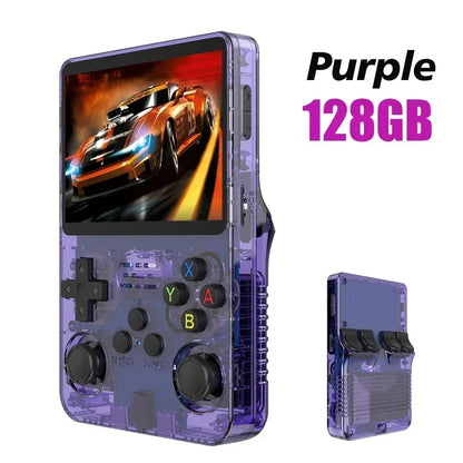 128GB/64GB R36S Retro Handheld Video Game Console Linux System 3.5 Inch IPS Screen Portable Pocket Video Player Games Boy Gift