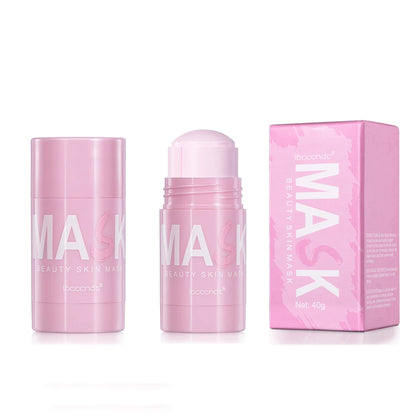 40g Face Clean Mask Rose/Green Tea Extract Cleansing Stick Deep Moisturizing Shrink Pores Blackhead Film Smear Oil Control Mask
