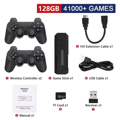 Handheld Game Console X2 Plus 256G 4K Ultra HD Screen 50000 Plus Retro Games Wireless HDMI TV Out 50 Plus Emulators