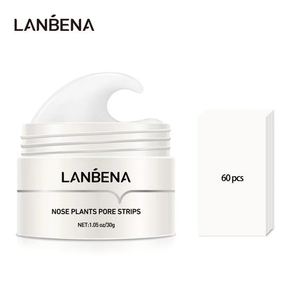 LANBENA Blackhead Remover Nose Mask Cleaner Pores Peeling Deep Cleansing Blackhead Peel Off Mud Mask Treatments Skin Care