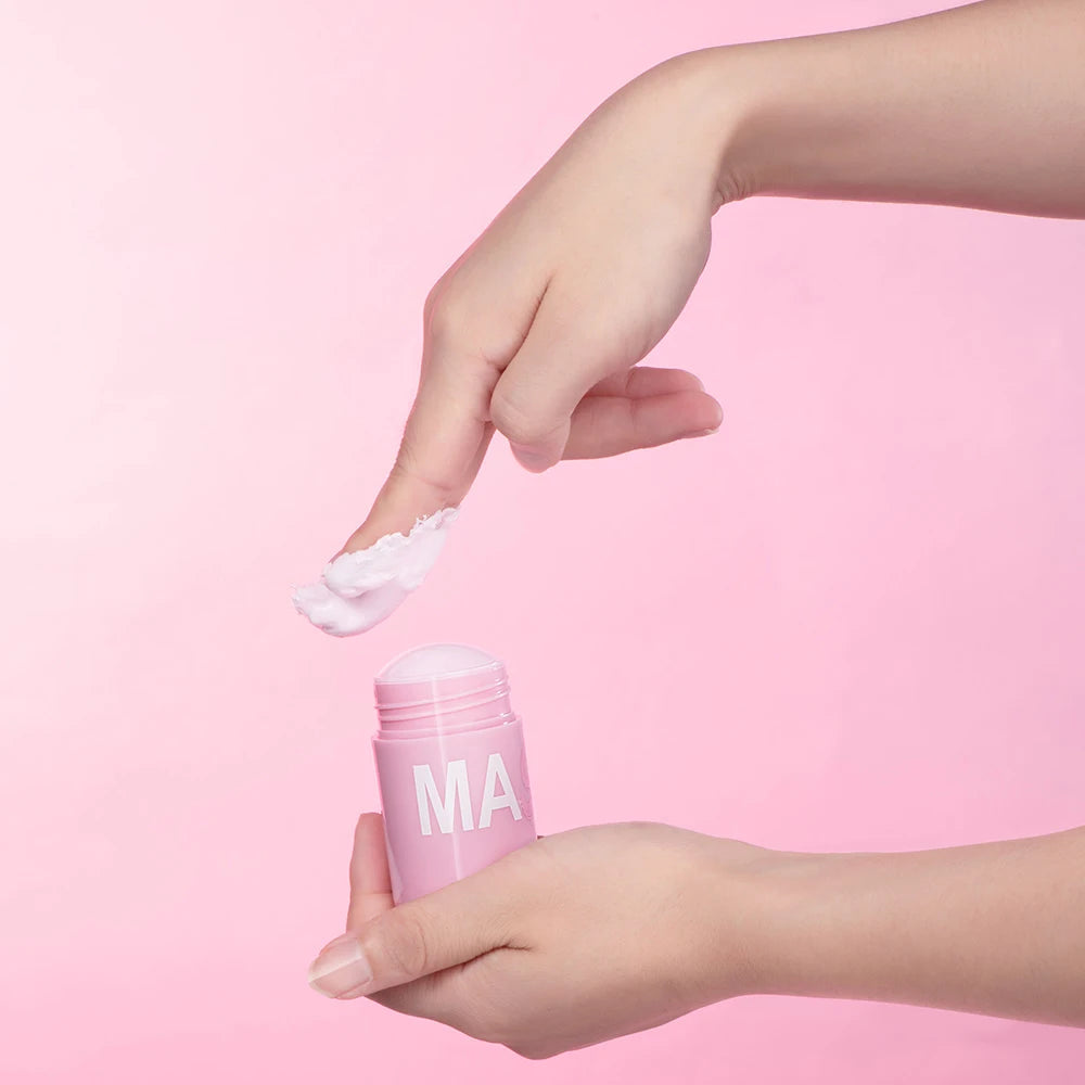 40g Face Clean Mask Rose/Green Tea Extract Cleansing Stick Deep Moisturizing Shrink Pores Blackhead Film Smear Oil Control Mask