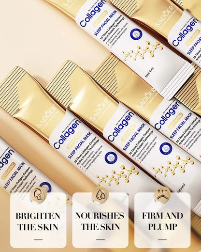 30/20 pcs SADOER Collagen Sleeping Facial Masks