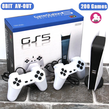 NEW GS5 Game Station 5 Video Game Console With 200 Classic Games 8 Bit TV Console Retro USB Wired Handheld Game Player AV Output