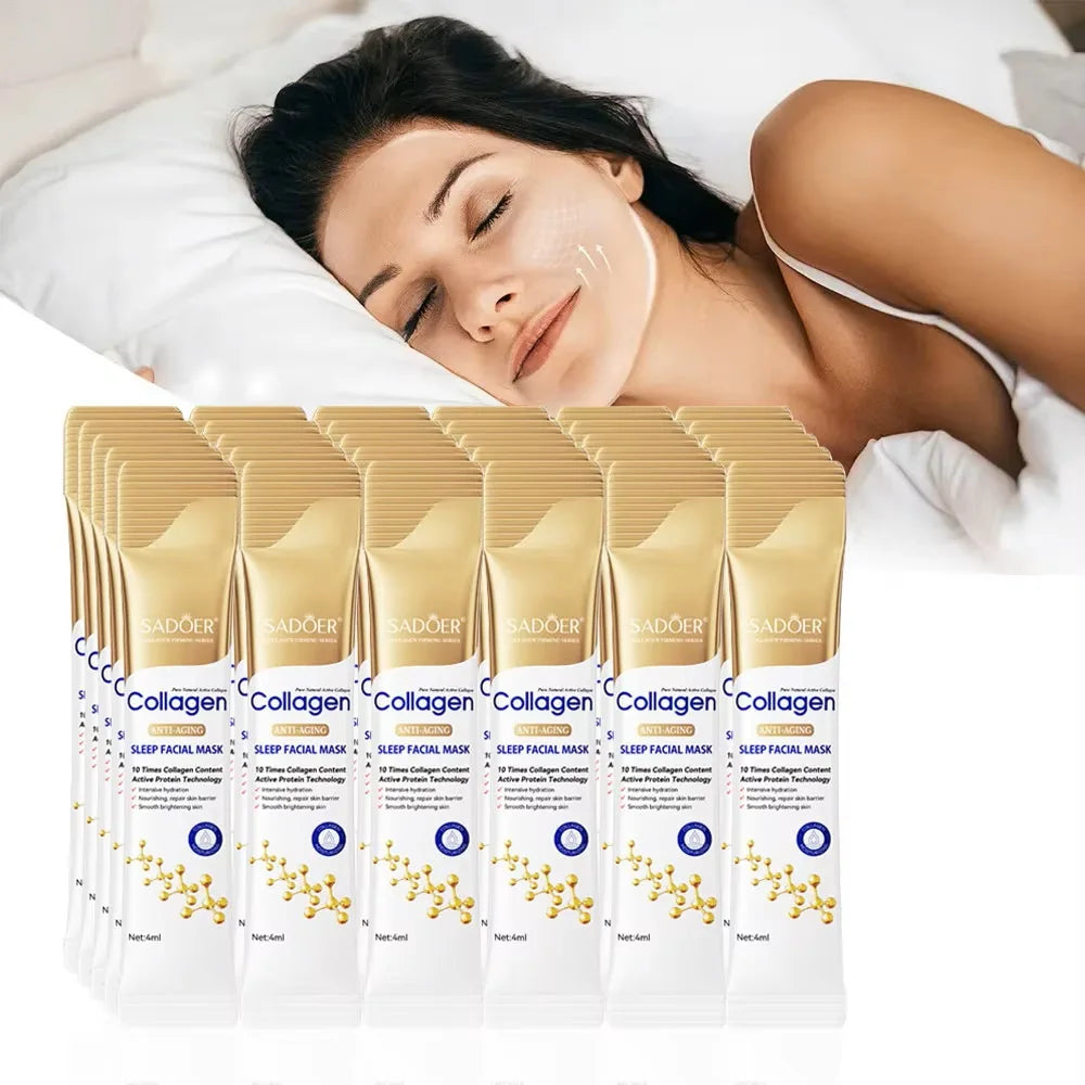 30/20 pcs SADOER Collagen Sleeping Facial Masks
