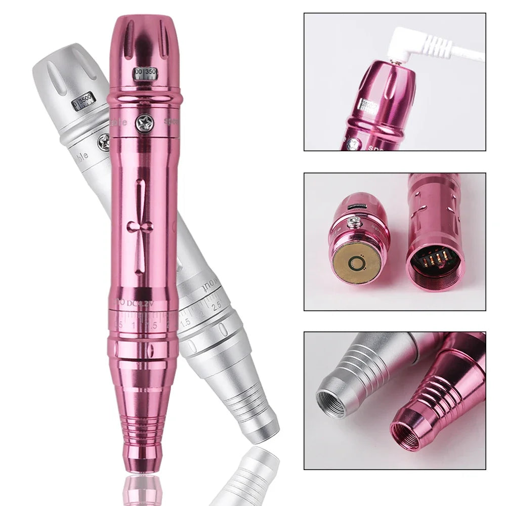 New Wireless PMU Machine Permanent Makeup Kits, Tattoo Pen For lip/Eyeliner / Eyebrows Microshading Microblading Tattoo Kits