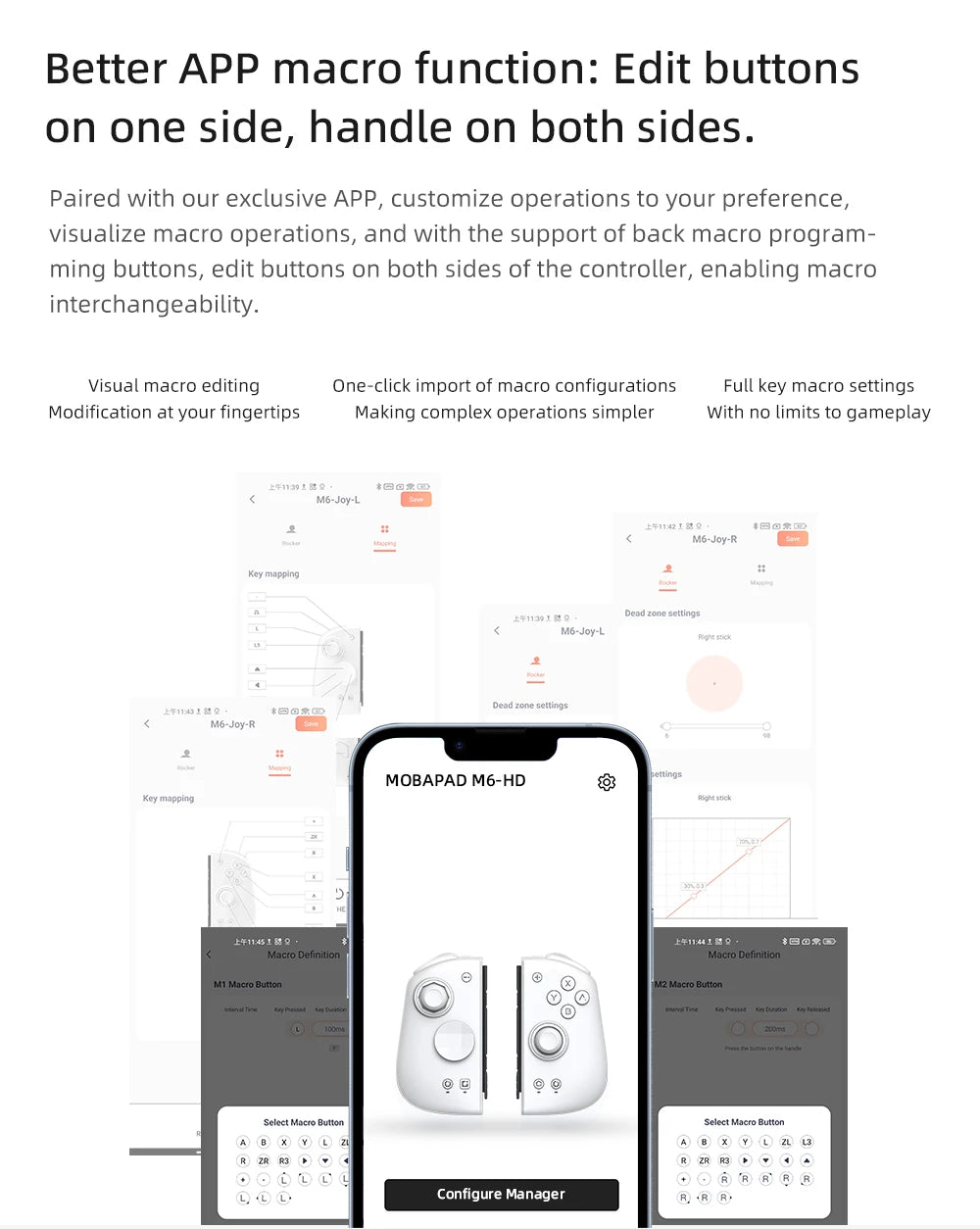 Mobapad M6s For Nintendo Switch Controller Pro