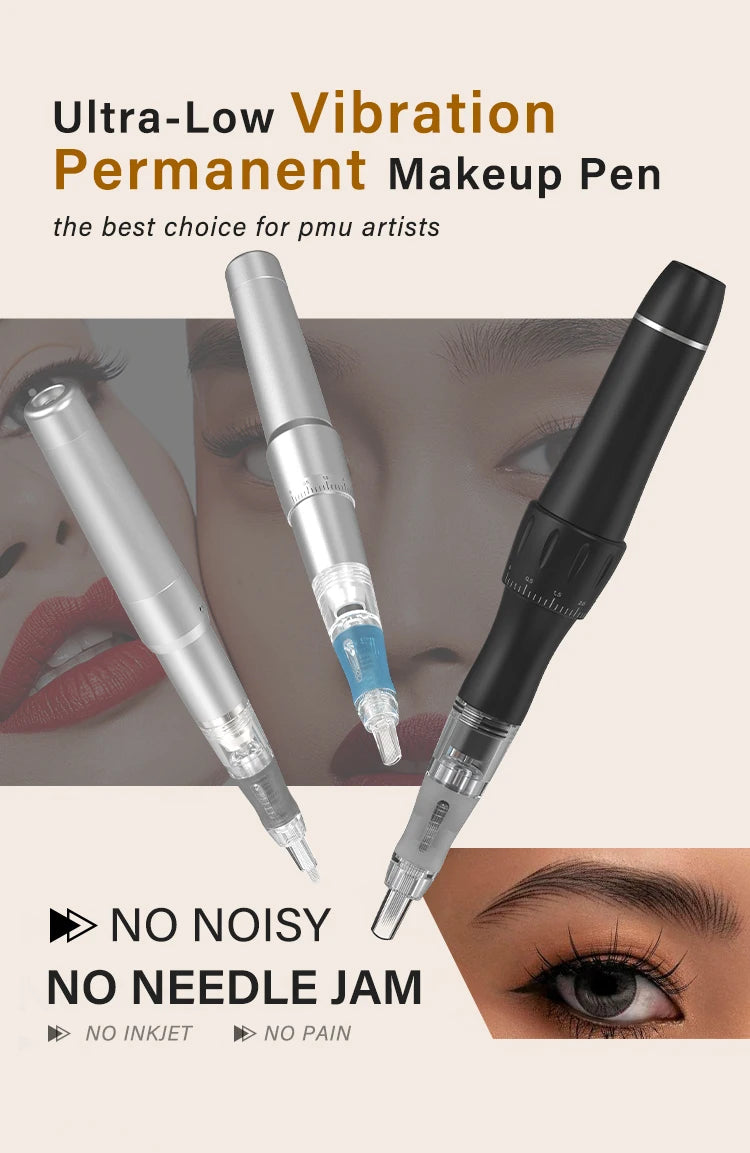 FAMISOO Tattoo Machnie Permanent Makeup Machines Makeup Tattoo Pen for Eyeliner Lip Eyebrow Permanent Makeup Tattoo Supplies