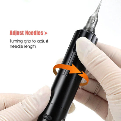 MAMBA New upgrade K6003 Wired Wireless Tattoo Machine 3.5mm stroke Tattoo Pen With 2 Battery Packs For Eyebrow Permanent Makeup