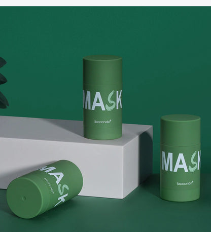 40g Face Clean Mask Rose/Green Tea Extract Cleansing Stick Deep Moisturizing Shrink Pores Blackhead Film Smear Oil Control Mask