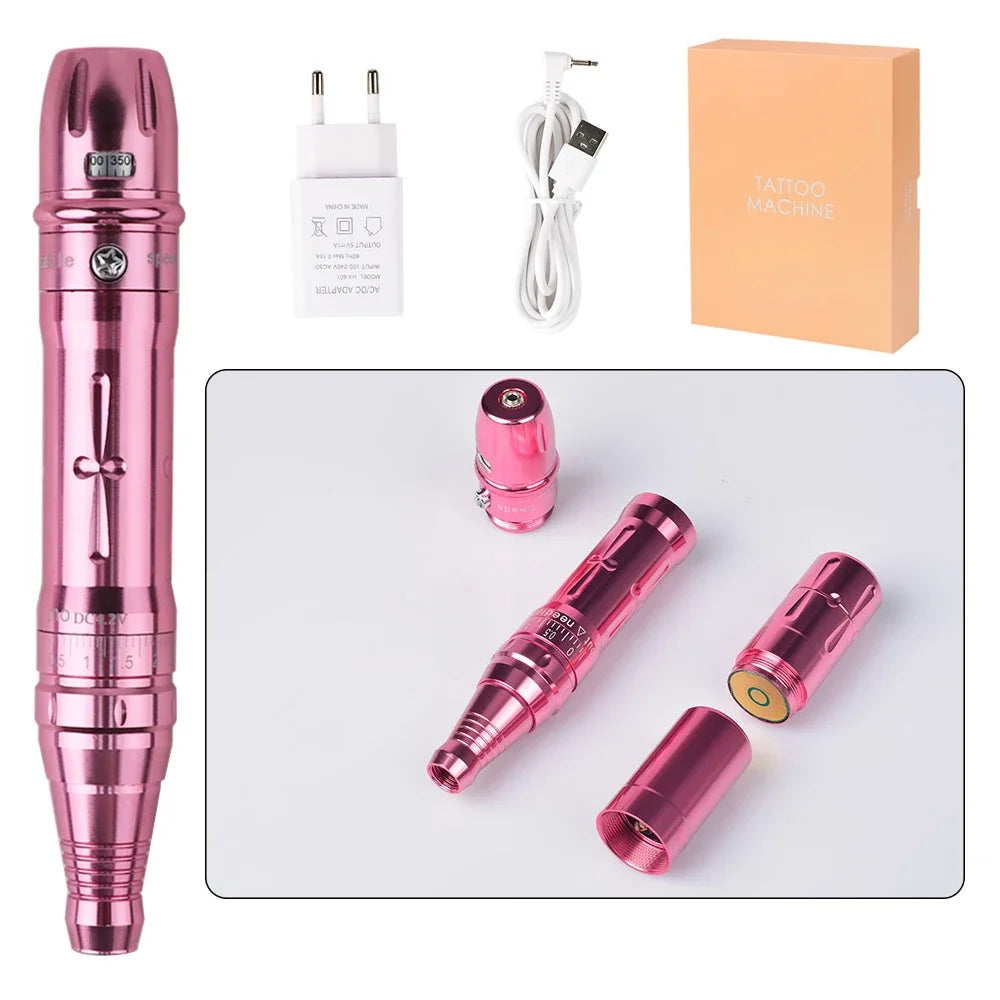 New Wireless PMU Machine Permanent Makeup Kits, Tattoo Pen For lip/Eyeliner / Eyebrows Microshading Microblading Tattoo Kits