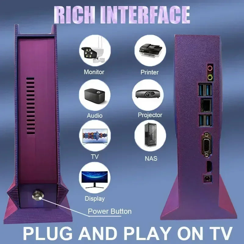 I5-6600 Retro Game Box G3 with over 99,999 games and a 2TB game system, featuring Windows 11 and Batocera. Compatible with PS2,