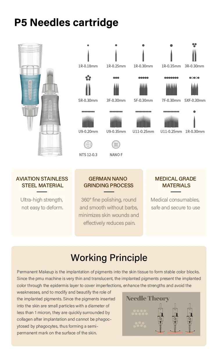 FAMISOO Tattoo Machnie Permanent Makeup Machines Makeup Tattoo Pen for Eyeliner Lip Eyebrow Permanent Makeup Tattoo Supplies