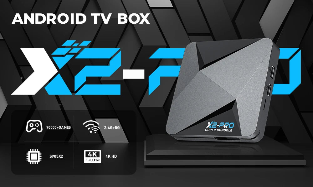 KINHANK Super Console X2 Pro Retro Video Game Console with 80000 Video Games for PS1/DC/MAME/SS with Gamepad Kid Gift Game Box