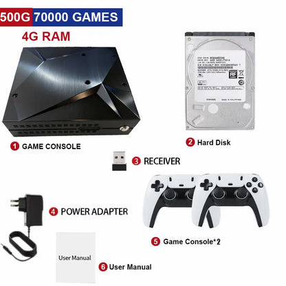 NEW 2TB Pico8 Retro Game Console Loaded 70000+ Games for Wii PS2 DC PSP GAMECUBE Plug-and-Play On TV Windows 11 Children's Gift