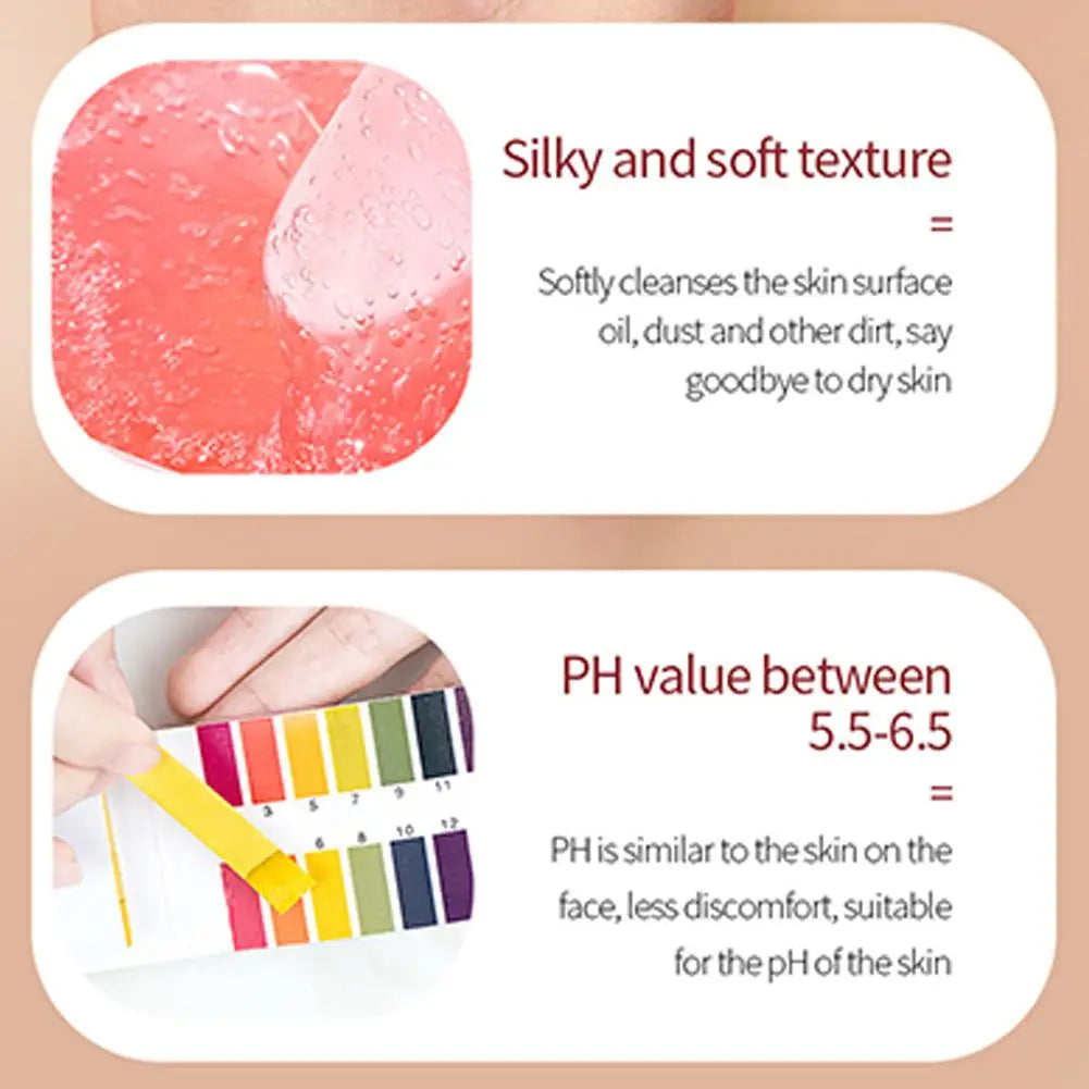 100g Peach Deep Cleansing Bubble Clay Facial Mask Remove Blackheads Oil Control Moisturizing Face Smooth Korean Skin Mud Masks