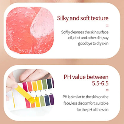 100g Peach Deep Cleansing Bubble Clay Facial Mask Remove Blackheads Oil Control Moisturizing Face Smooth Korean Skin Mud Masks