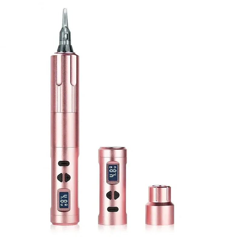 MAMBA New upgrade K6003 Wired Wireless Tattoo Machine 3.5mm stroke Tattoo Pen With 2 Battery Packs For Eyebrow Permanent Makeup