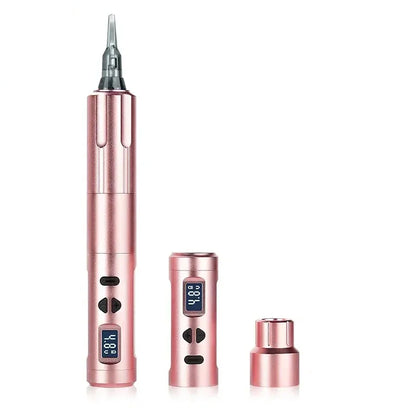 MAMBA New upgrade K6003 Wired Wireless Tattoo Machine 3.5mm stroke Tattoo Pen With 2 Battery Packs For Eyebrow Permanent Makeup