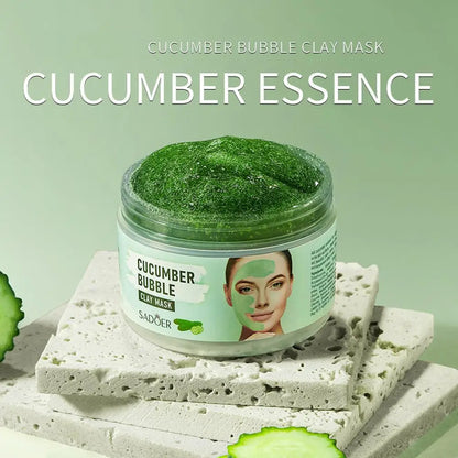 100g Peach Deep Cleansing Bubble Clay Facial Mask Remove Blackheads Oil Control Moisturizing Face Smooth Korean Skin Mud Masks