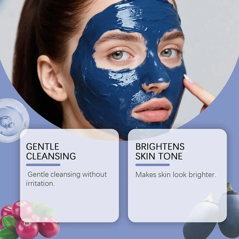 Cleansing Brightening Mask Powder Gentle Cleansing Moisturizing Smooth Skin Daily Care Mask Powder Firm,Reduces Wrinkles & Fine