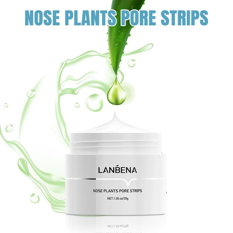 LANBENA Blackhead Remover Nose Mask Cleaner Pores Peeling Deep Cleansing Blackhead Peel Off Mud Mask Treatments Skin Care