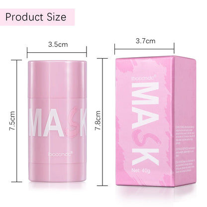 40g Face Clean Mask Rose/Green Tea Extract Cleansing Stick Deep Moisturizing Shrink Pores Blackhead Film Smear Oil Control Mask