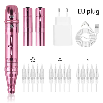 New Wireless PMU Machine Permanent Makeup Kits, Tattoo Pen For lip/Eyeliner / Eyebrows Microshading Microblading Tattoo Kits