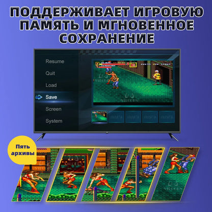 2025 Wireless Video Game Console For Sega Mega Drive Game Stick HD TV Game 2 Players Controller For Dendy Nes Christmas Gift