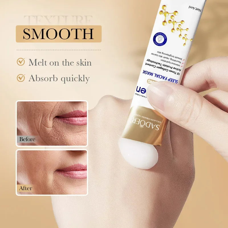 30/20 pcs SADOER Collagen Sleeping Facial Masks