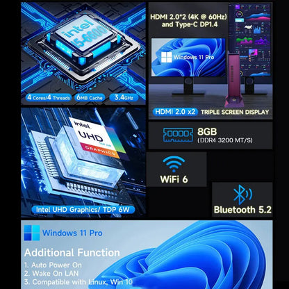 I5-6600 Retro Game Box G3 with over 99,999 games and a 2TB game system, featuring Windows 11 and Batocera. Compatible with PS2,