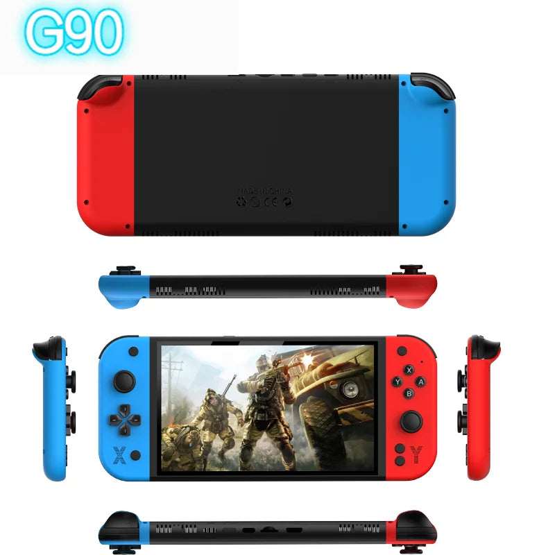 G90 7 inch 64GB 4000mAh high definition arcade handheld game console for PSP/PS1 nostalgic retro TV game controller