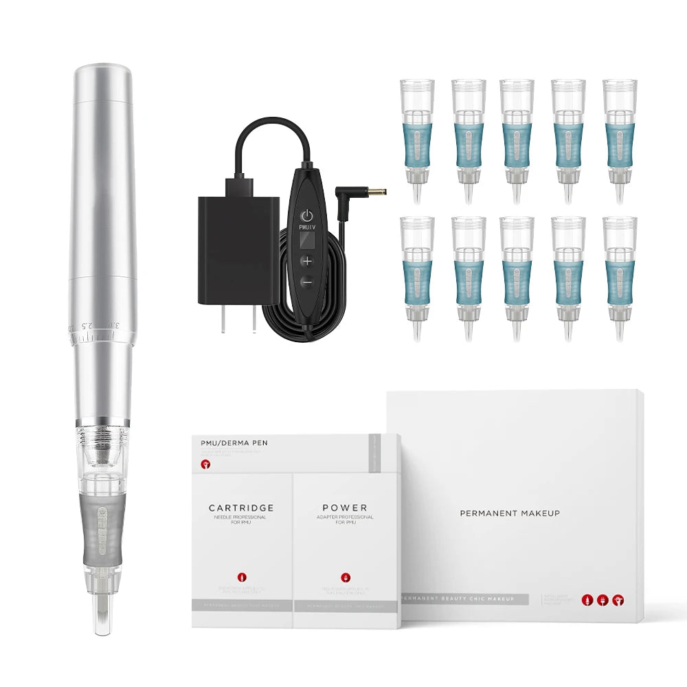 FAMISOO Tattoo Machnie Permanent Makeup Machines Makeup Tattoo Pen for Eyeliner Lip Eyebrow Permanent Makeup Tattoo Supplies