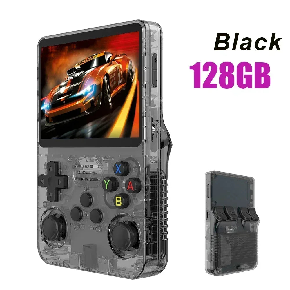128GB/64GB R36S Retro Handheld Video Game Console Linux System 3.5 Inch IPS Screen Portable Pocket Video Player Games Boy Gift