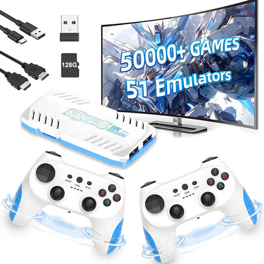 X10 Pro Retro Gaming Console 128G Game Stick Built In 50000 Retro Games 40+ Emulators S905 x 3 TV Video Game Consola